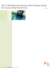Cisco Unity Client 4.0 Setup Manual