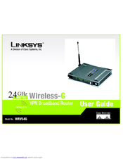 Cisco Linksys WRV54G User Manual