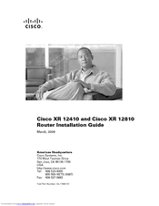 Cisco XR 12810 Installation Manual