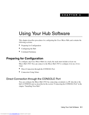 Cisco Micro Hub 1503 Software Manual