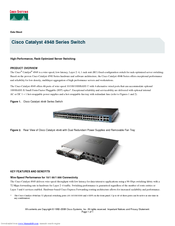 Cisco Catalyst 4948 Series Datasheet
