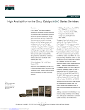 Cisco 6500 - Catalyst Series 10 Gigabit EN Interface Module Expansion White Paper