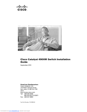 Cisco WS-C4948-10GE-E Installation Manual