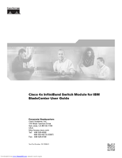 Cisco InfiniBand  4x User Manual