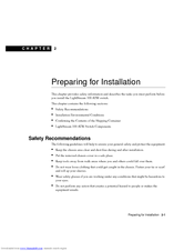 Cisco LightStream 100 Installation Manual