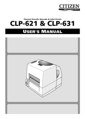 Citizen CLP 621  CLP-621 CLP-621 User Manual