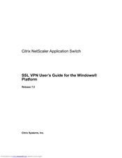 Citrix 9000 Series User Manual