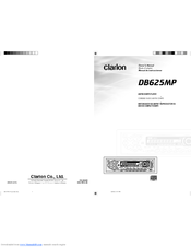 Clarion DB625MP Owner's Manual