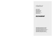 Clarion DXZ468RMP Owner's Manual