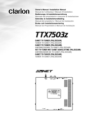 Clarion TTX 7503Z  TTX7503Z TTX7503Z Owners & Installation Manual