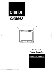 Clarion OHM642 Owner's Manual