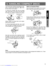Clarion compact disc Owner's Manual
