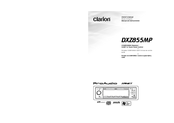 Clarion ProAudio DXZ855MP Owner's Manual