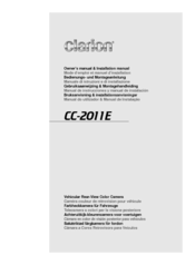 Clarion CC-2011E Owner's Manual & Installation Manual