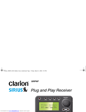 Clarion SIRPNP User Manual