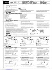 Clarion CDC1235 Owner's Manual