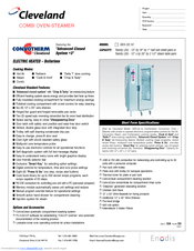 Cleveland Convotherm OES-20.10 Specification Sheet