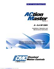 CMC SV015ACtionMaster-2 Installation And Operating Instructions Manual