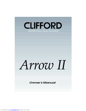 Clifford Arrow 2 Owner's Manual