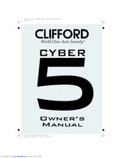 Clifford Cyber 5 Owner's Manual