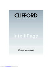 Clifford IntelliPage IntelliPage System Car Alarm Owner's Manual
