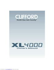 Clifford Wireless Immobilizer XL 4000 Owner's Manual