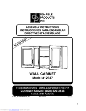 Do+Able Products 12347 Assembly Instructions Manual