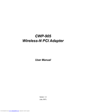 CNET CWP-905 User Manual