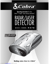 Cobra ESD-9570 Operating Instructions Manual