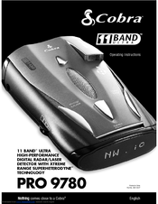 Cobra PRO 9780 Operating Instructions Manual