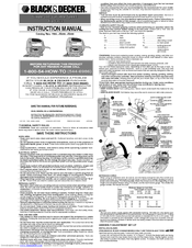 Black & Decker JS200 Instruction Manual