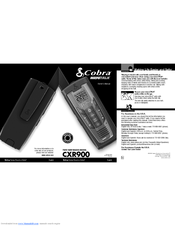 Cobra microTALK CXR900 Owner's Manual