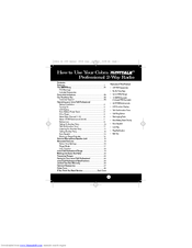 Cobra MicroTALK PR 1000 Operating Instructions Manual