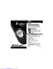 Cobra microTALK PR2552VPC Owner's Manual