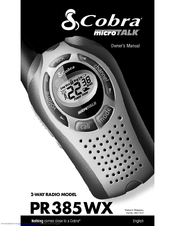 Cobra microTALK PR385WX Owner's Manual