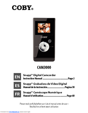 Coby SNAPP CAM3000 Instruction Manual