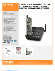 Coby CT-P8800 Specification