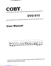 Coby DVD-615 User Manual