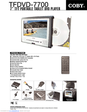 Coby TF-DVD7700 Specification