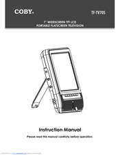 Coby TF-TV705 Instruction Manual