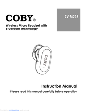 Coby CV-M225 Instruction Manual