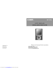 Coby MP-C786 User Manual