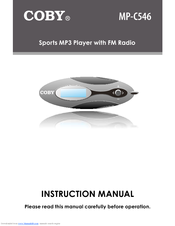 Coby MP-C546 Instruction Manual
