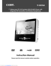 Coby TF-DVD7060 - DVD Player - 7 Instruction Manual