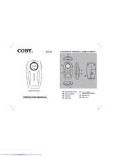 Coby CX73 Operation Manual