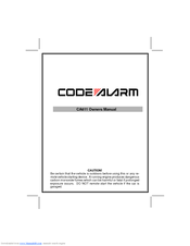 Code Alarm CA611 Owner's Manual