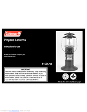 Coleman 5155A706 Instructions For Use Manual