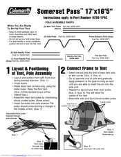 Coleman Somerset Pass 9230-174C Instructions