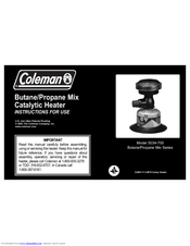 Coleman 5034-700 Instructions For Use Manual