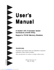 EPOX 370 User Manual